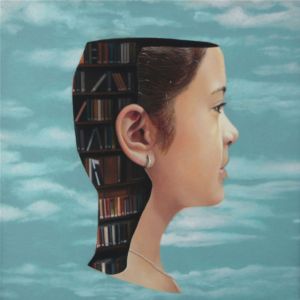 Inside the Library (18x18 inches)