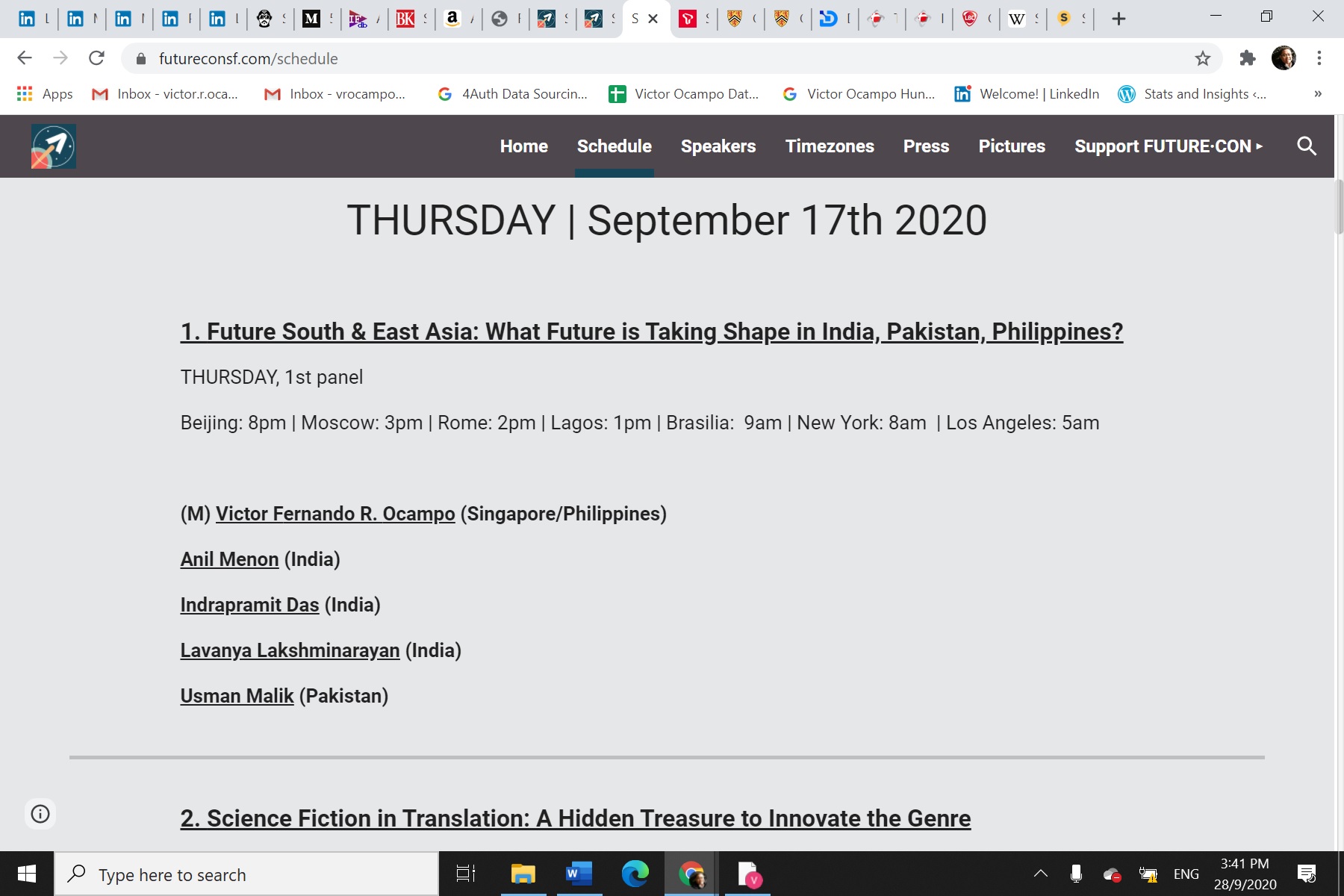 Futurecon 2020 – My 1st Virtual Conference – The Infinite Library and ...
